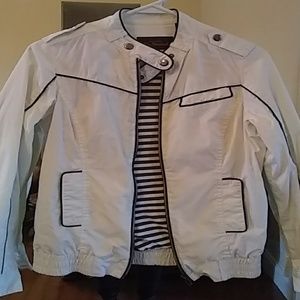 Ben Sherman moto jacket white xs xsmall